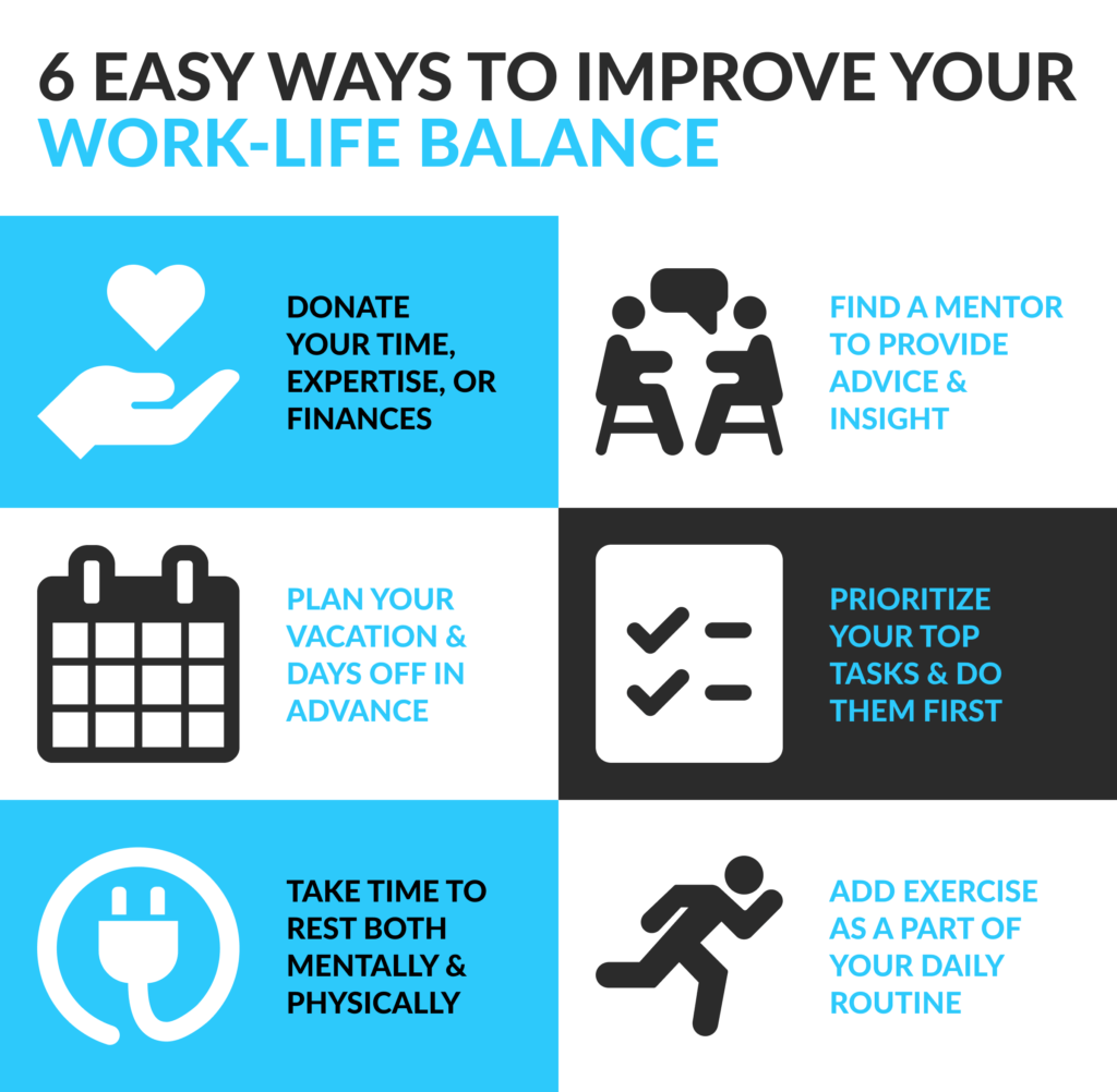 how to achieve a work and life balance
