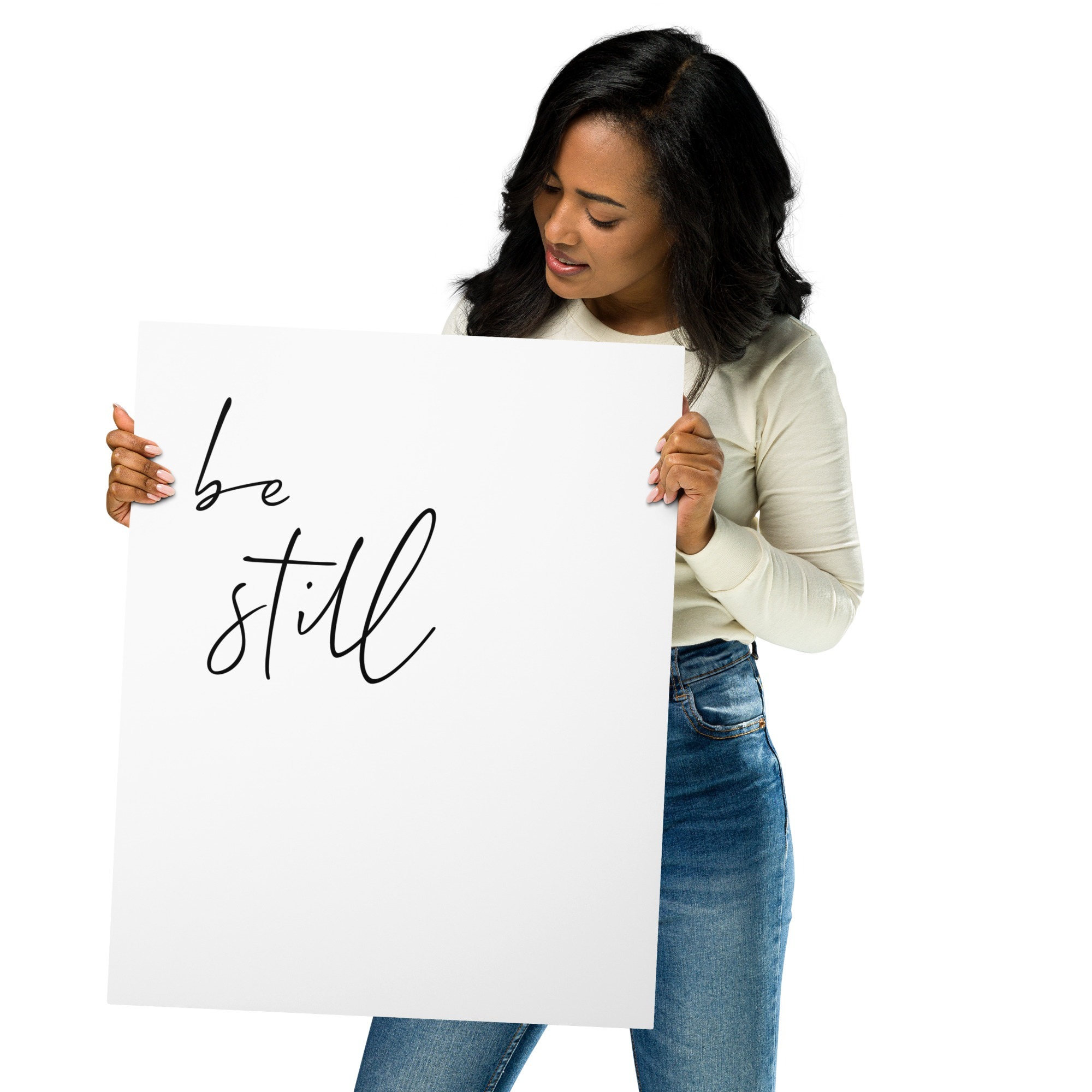 Be still metal wall art decor jamie london clay