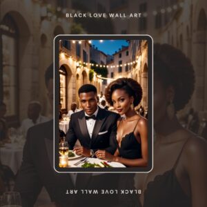 Classy Black Love – Printable Wall Art