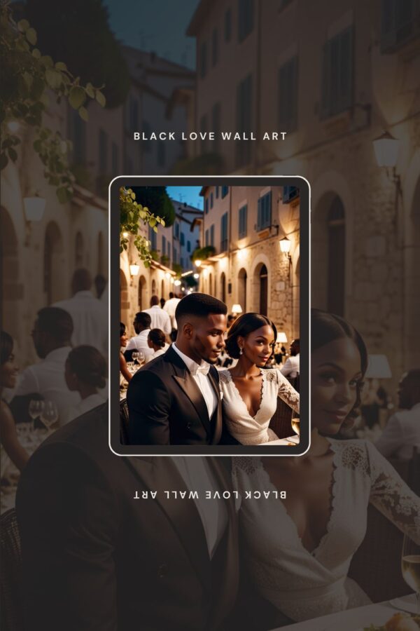 Fancy Black Love – Printable Wall Art