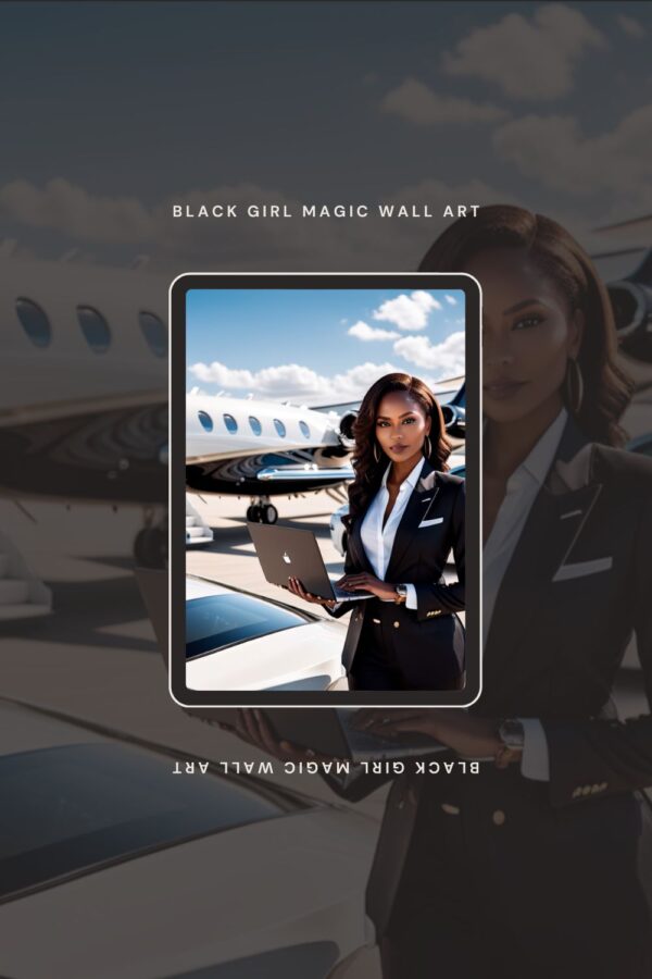 Powerful Black Woman – Printable Wall Art