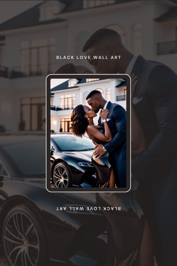 Passionate Black Love – Printable Wall Art