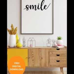 Smile - Printable Wall Art