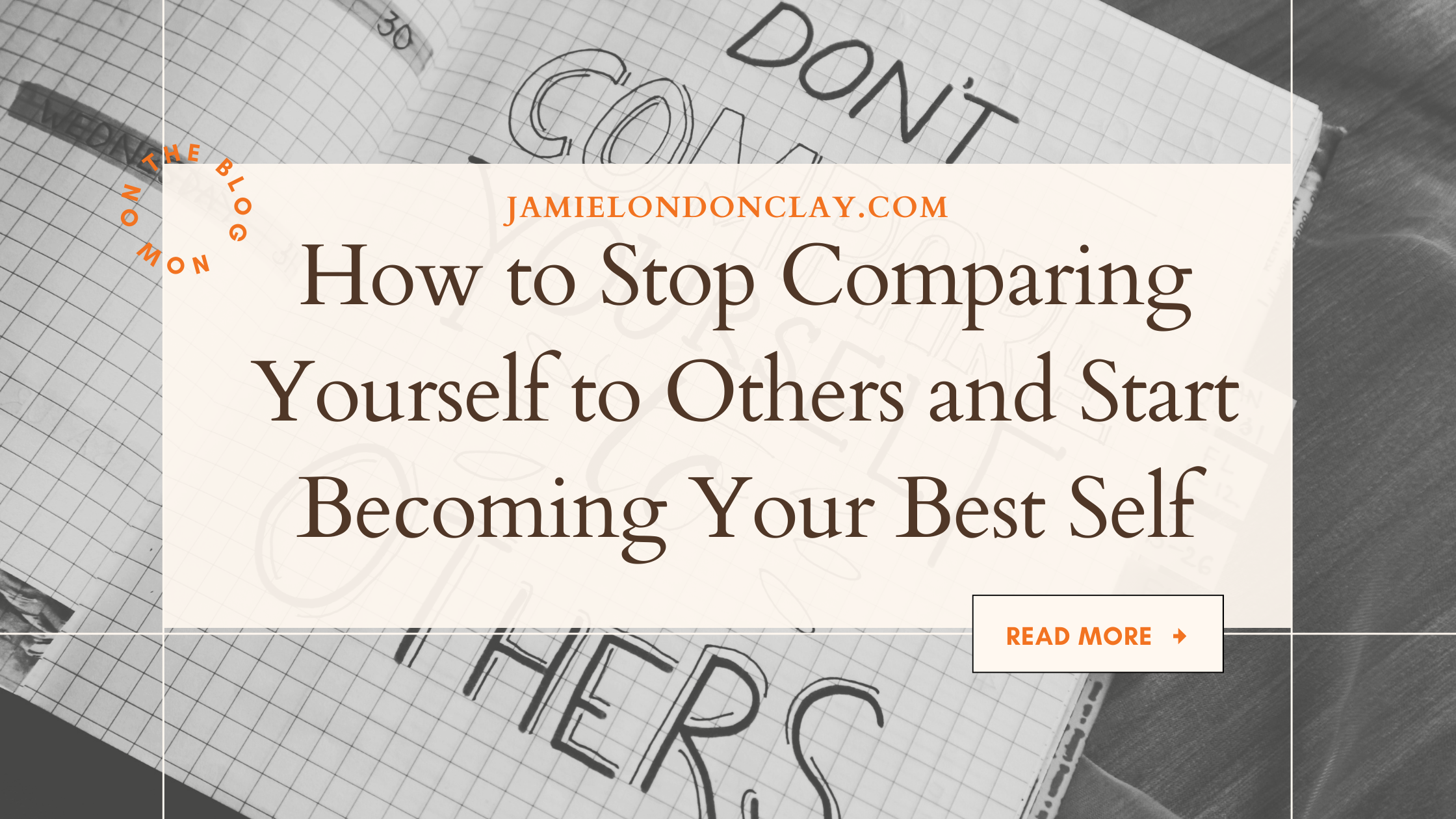 how to stop comparing yourself to others