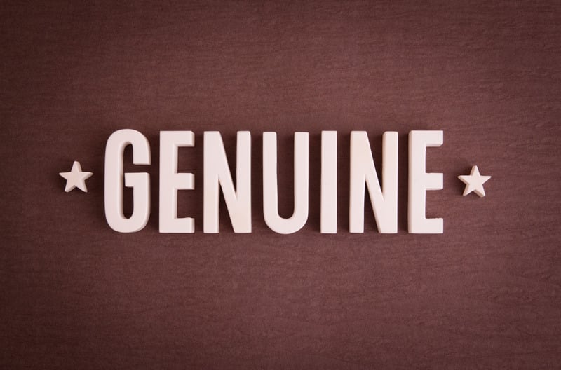 genuine person definition