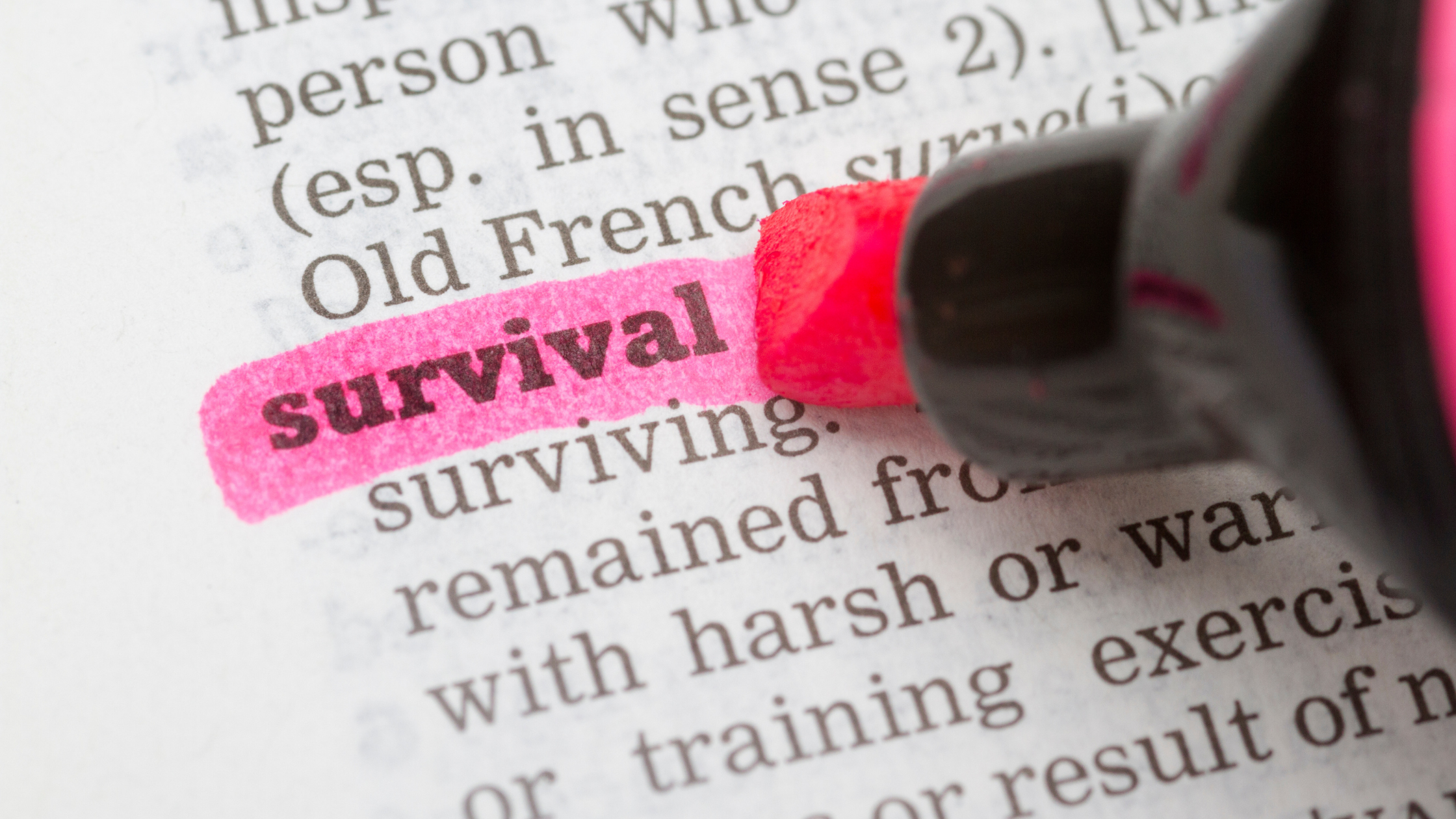 how to start shifting out of survival mode