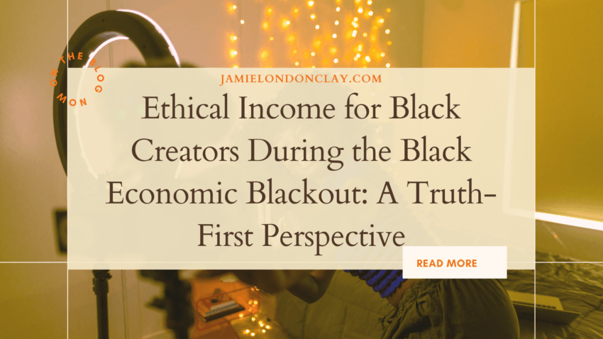 ethical income for Black creators