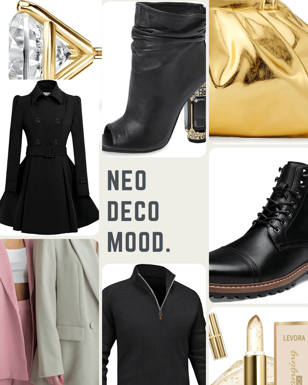 neo deco mood board