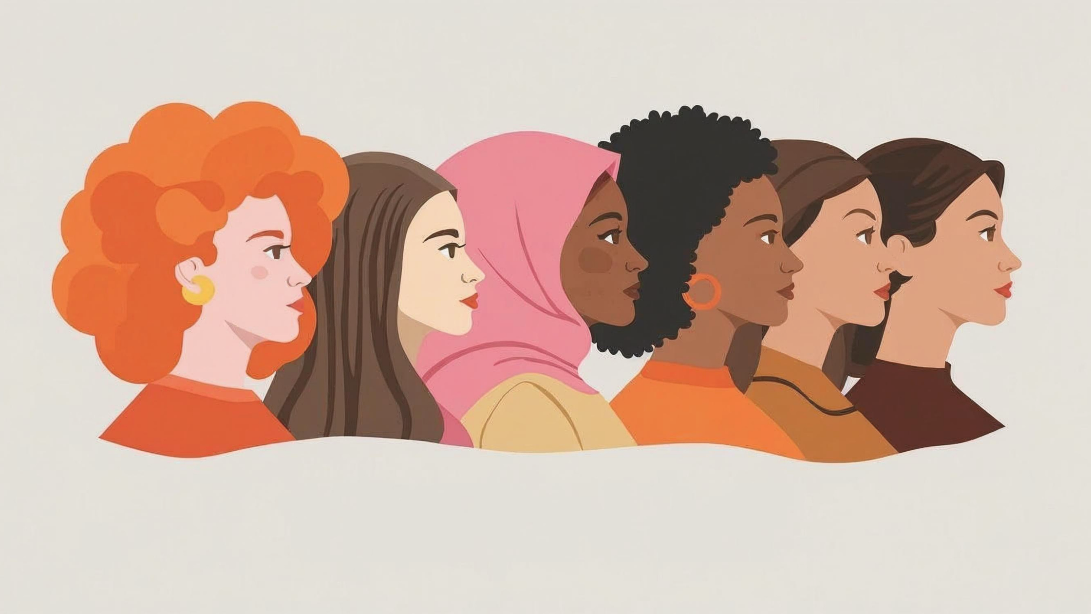 women leaving the church